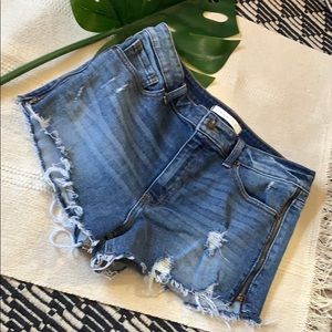 Lulu’s Eunina Denim Cutoff Shorts